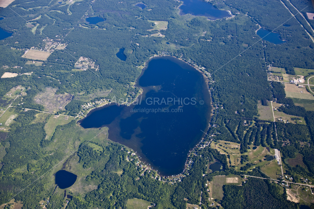 Whitefish Lake in Montcalm County, Michigan